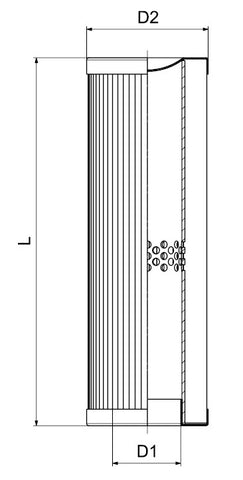 Filterelement ähnlich wie "HYDAC 1271553 (0160 DN 025 W/HC)"